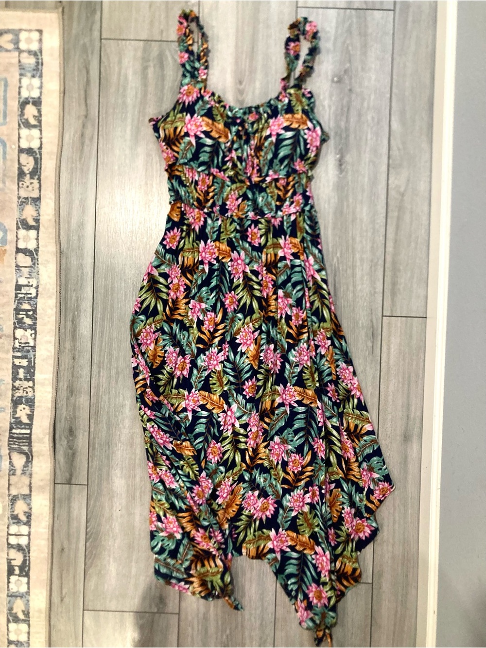 Derek Heart Tropical Summer Dress Small